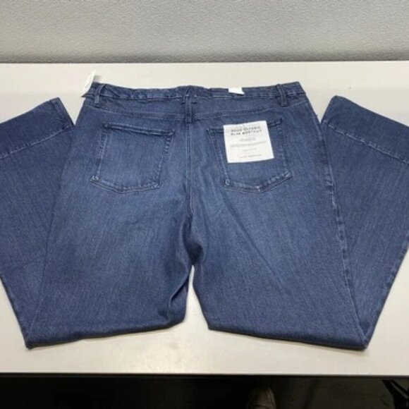 NEW GOOD AMERICAN Jean Indigo Blue Size 20 Plus Good Classic Boot High Rise - Picture 7 of 11